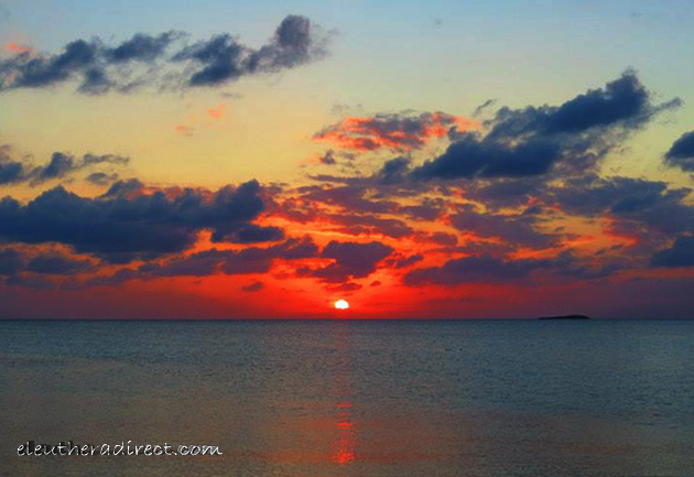 Caribbean sunset at Ten Bay